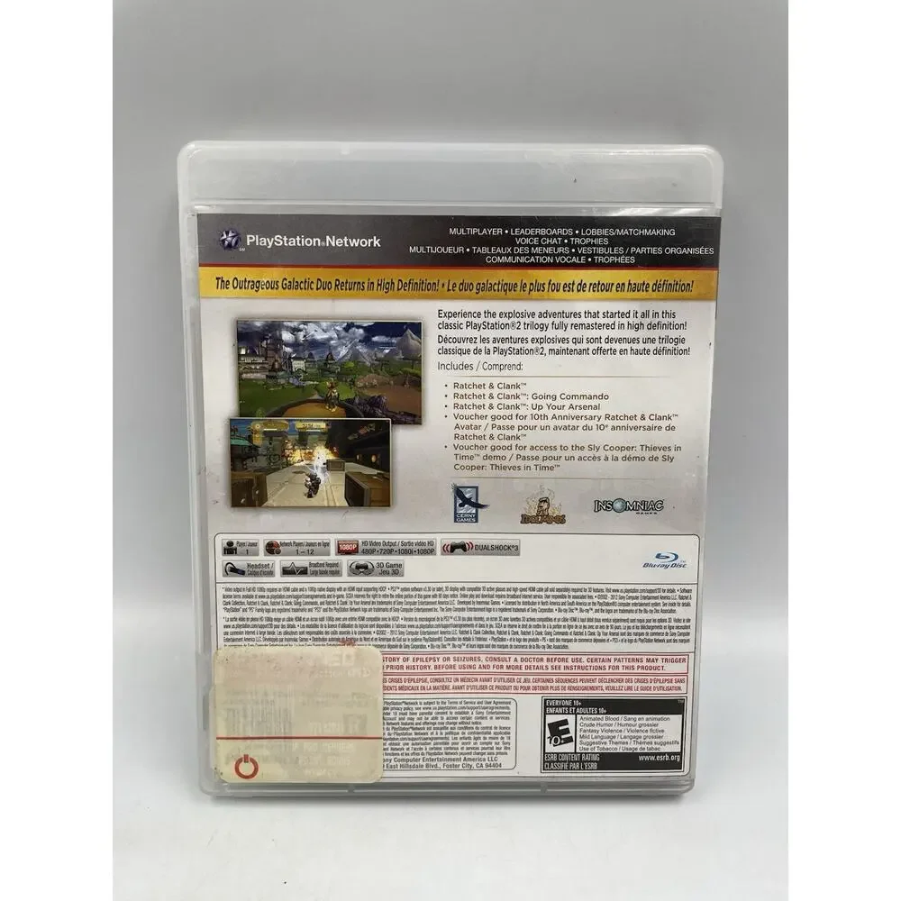 Ratchet & Clank Collection Sony PlayStation 3 (PS3) Factory Sealed!